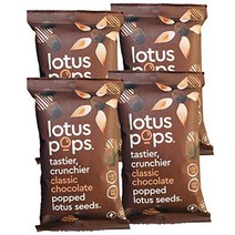 Lotus Pops - Popped Lotus (Water Lily) Seed Snacks – Low Calorie Gluten Free Snacks | Plant Protein, 1