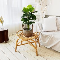 라탄테이블 거실 협탁 사이드테이블 라탄 화분받침대 커피테이블 라탄스툴 라탄가구, 라탄사이드테이블