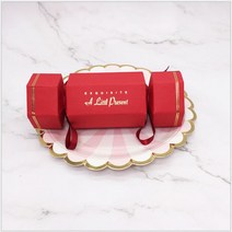 사탕 디자인 선물상자 발렌타인데이 화이트데이 선물포장 종이상자, 1개, 사탕 디자인 선물상자 레드 1개
