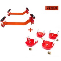 [ATC 헬퍼스프링+우레탄 댐퍼 스프링 세트] 봉고3 포터2 ev 화물차 판스프링 보강 하체강화, 포터2 봉고3 1톤