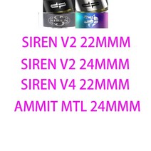 사이렌 v2 22 24mm v4 GTA MTL 유리베이스 Ammit yftk dvarw mtl fl Kylin Mini V2 Arbiter 2 bskr v3 제우스 x 메쉬 탱크, [02] 24mm, [05] siren v2 kit gun