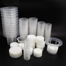 수경재배스펀지 재배용품 20pcs Soiless 재배 야채 보육 냄비 복제 칼라 정원 심기 바구니 그물, 03 NO40 Cup