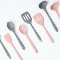 우드 실리콘 조리도구세트 4P, 그레이