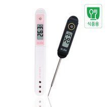 서미트 디지털 온도계 SDT-8A 휴대용 탐침 요리온도 측정기 (국산), 아쿠바 CS-102 방수(흰색)