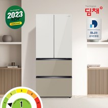 23년형 위니아 딤채 김치냉장고 스탠드형 457리터 1등급 EDQ47HBPIER 4도어 양문형, EDQ47HBPIER 강화유리 457리터 1등급