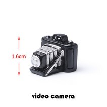 레트로 타자기 복고 빈티지 카페소품 감성 아날로그 1PC 수 지 레트로 인형 집 장식품 장난감 홈 전화 미니, 한개옵션2, 05 video camera, 한개옵션1