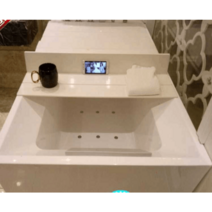 사우나 간이 욕조 접이식 거실 홈 가정 히노끼 반신욕, 길이127cmX너비70cmX두께0.6cm