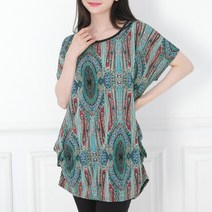 [스타일샵간지] 여성 빅사이즈 냉장 쿨 반팔 티셔츠-냉장고원단 T26-XXL(구3XL)