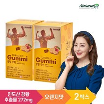 네추럴라이즈 피로지우개 강황 60 꾸미젤리 커큐민(2박스), 상세 설명 참조, 단일옵션