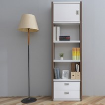 키큰 2자5단 이케아 오픈 서랍 책장 서재 거실 원룸 자취방 국내제작 다용도 정리진열대, 서랍형, 화이트