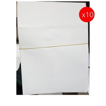 [더착한푸드]종이봉투(3호 18.5cm 중 100매) 10개 종이봉투 일회용봉투 붕어빵봉투