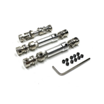 3Pcs 금속 드라이브 샤프트 CVD 드라이브 샤프트 MN128 MN86 MN86S MN86K MN86KS MN G500 1/12 RC 자동차 업그레이드 부품 액세서리, 은