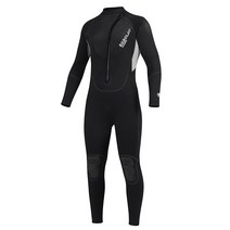 칼노 다이빙 웻슈트 3MM다이빙 정장 남자 결합 긴 소매 패딩 따뜻한 다이빙 정장, 흑재