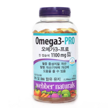 웨버네추럴 오메가3 프로, 180캡슐, 1390mg, 180정