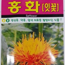 [가람종묘사] 홍화 씨앗(국화과의 두해살이풀로 관상용 약용 염색 재료등으로 쓰이는 식물)