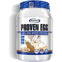 Gaspari Nutrition 게스파리 뉴트리션 Proven Egg 100% 에그 화이트 단백 25g 유제품 프리 락토스 콩 (0.9kg(2파운드) 넛 커스터드 파이) 18056, Coconut Custard -용량 및 사이즈를 확인해