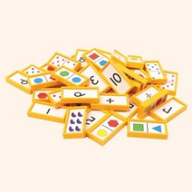 4세 집콕놀이 연산놀이 도미노게임 BIG CQ 조카선물 도미노놀이, 교재만