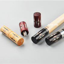 기타 당구큐 원목 우드 조인트캡 10산 레디얼 웨이비 조인트, 레디얼 조인트(흑단)