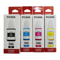 캐논 GI-990 잉크 G3910 G3900 G2910 G2900 G4900 G3915, 검정+컬러