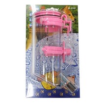 마단 물병 H-220 철장걸이용물병 강아지물병 400c.c, 1개, 핑크