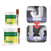 TTiiHot 방수밀봉제+솔, 300g×4병+솔