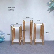 럭셔리 디저트 진열 테이블 케이크 쿠키 음식 초콜릿 디스플레이 스탠드 랙 홀더 생일 웨딩, style D
