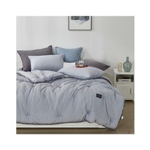 클로버 자수 M2 마이크로 9온스 차렵이불+카페트+베개커버2 Q세트