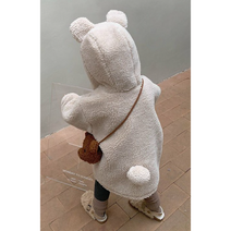 양털 뽀글이 원단 아이보리 화이트