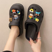 일월전빵 EVA 과일소녀 플랫폼 통굽 아쿠아 슬리퍼 아쿠아슈즈 실내화 여성슬리퍼 여자슬리퍼 사계절 B-S033