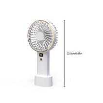 캠핑콘 무시동 실외기없는 에어컨 USB 충전식 휴대용 미니 선풍기 디지털 디스플레이 레이지 임시 여행 쇼핑 냉각 가정용 자동차 공기 냉각기, White