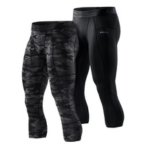 테슬라 언더레이어 남성 7부바지 2팩 TM-MUC82