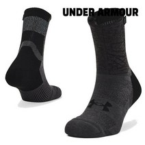 언더아머 양말 E96- 1361156-001 남녀공용 UA ArmourDry 런 크루 삭스, SM