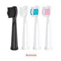 구강세정기 전동 칫솔용 교체 칫솔 헤드 8 개/4 개 듀얼 클린 부드러운 브러시, 10 Multicolor 4pcs