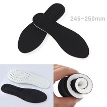 푹신한 쿠션 깔창 250MM 블랙 편안한깔창 구두밑창