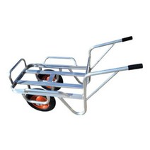 알루미늄 손수레 2륜 에어바퀴 박스2개 리어카 구르마 운반대차