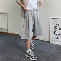 남자 와이드 반바지 버뮤다팬츠 빅사이즈 핀턱