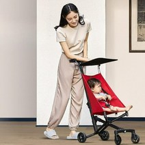 초경량 트롤리 초경량 접이식 유모차 휴대용 접이식 경량 유모차 (3color), 통기성이 좋은 블랙 메쉬