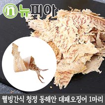 뉴피아몰 동해 짭짤 말린오징어 1마리 건조오징어 대패오징어 OI