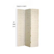 파티션 구멍 판자 가벽 칸막이 가림막 이동식 원목 일본 북유럽 거실 인테리어, 차림새, C3개스크린(자작나무색상)