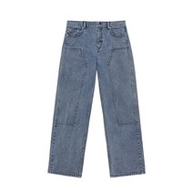 Instantfunk Ms 스톤워싱 카펜터 데님 팬츠