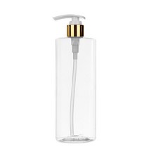 허브스프레이 금속디스펜서[로션펌프용기] 100~500ml, 1개, 500ml각투명 골드캡