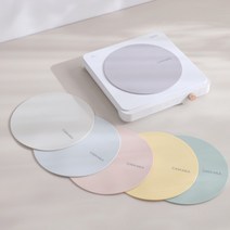 파스텔 인덕션 보호 매트 원형 스크래치 방지 커버 냄비 받침 까사밀라, 바이올렛, 1개