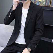 긴팔수트 로몽 202 봄가을 캐쥬얼 양복 정장 단 서 슬림 상의 트렌드 흐름 멋진 쁘띠 코트 남자 4990417221
