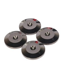 차량용 바닥 우퍼 4pcs 스피커 스파이크 패드 범용 오디오 서스펜션 패드 스탠드 피트, 8개, 은