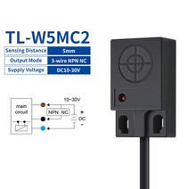 유도 근접 스위치 3 선 센서 NPN PNP NO NC 금속 탐지기 TL-W3MC1 3mm 5mm, 06 TL-W5MC2