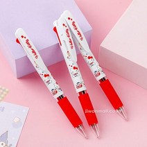 산리오 헬로키티 제트스트림 3색 볼펜 0.5mm-3EA, 단품