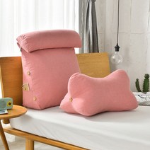 수입 삼각등받이쿠션 집순이필수템 침대벽쿠션 의자허리받침 허리받이 삼각등 요추받침 헤드쿠션 벽 대형등 다리, 12번 - 다리쿠션 포함