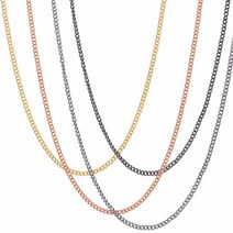 체인 목걸이 20 개/몫 45-80cm 링크 체인 목걸이 펜던트 랍스터 도매 보석 결과