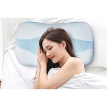 닥터컴포스 메모리폼 경추 베개 거북 목 일자 디스크 기능성 숙면 메쉬 쿨 아이스 얼음 시원한