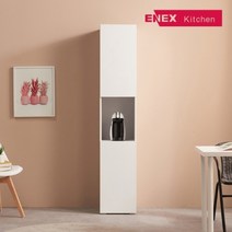 에넥스 [착불] 밀키 주방 수납장(가로450mm/깊이600mm), 1870 mm/왼쪽, 1870 mm/왼쪽/1870 mm/왼쪽